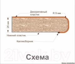Шкаф-стол кухонный Кортекс-мебель Корнелия Лира НШ40р1ш (сирень/мадрид) — фото 5