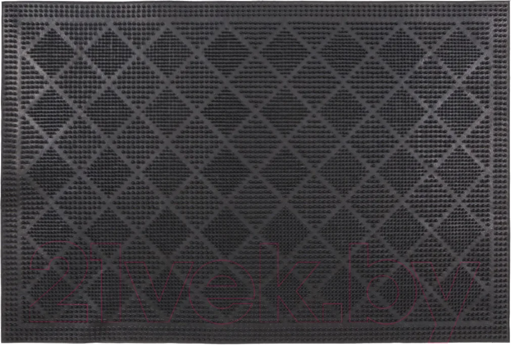 Коврик грязезащитный SunStep Ромбики 40x60 / 31-031 (черный)