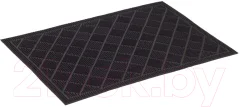 Коврик грязезащитный SunStep Ромбики 40x60 / 31-031 (черный) — фото 2