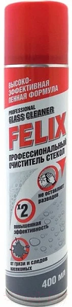 Очиститель стекол FELIX аэрозоль / 411040002 (400мл) — фото 1