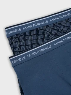 Комплект мужских трусов Mark Formelle 411221-2 (р.82-92, узор на черном/шторм) — фото 3