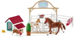 Игровой набор Schleich Лошади для гостей Ханны с собакой Руби / 42458/14598 — фото 3