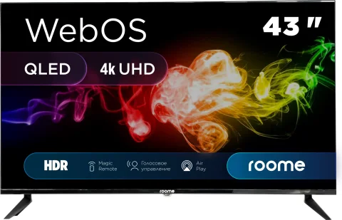 Телевизор Roome 43" 43VU424QW