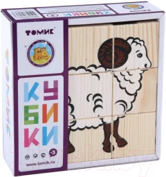 Развивающая игрушка Томик Кубики. Домашние животные 4444-3 — фото 3
