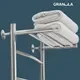 Полотенцесушитель электрический GRANULA Классик 4 перекладины 50x60 D32 с полкой (терморегулятор с таймером) — фото 10