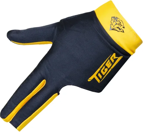 Перчатка для бильярда Tiger 45.400.00.4 (XL, черный/желтый)