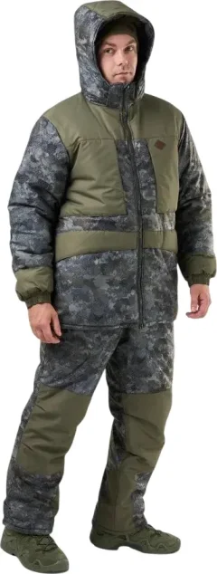 Костюм для охоты и рыбалки Taygerr Егерь Алова/Борей-Хаки Зима -45 (р.44-46/170-176) — фото 1