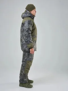 Костюм для охоты и рыбалки Taygerr Егерь Алова/Борей-Хаки Зима -45 (р.44-46/170-176) — фото 4