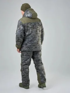 Костюм для охоты и рыбалки Taygerr Егерь Алова/Борей-Хаки Зима -45 (р.44-46/170-176) — фото 6