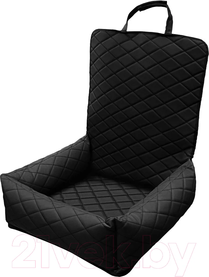 Автокресло для собак ElCrucce 45x45x60 (экокожа, черный)
