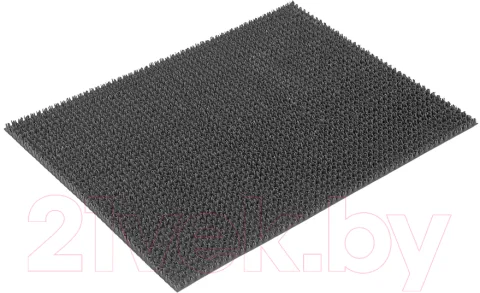 Коврик грязезащитный VORTEX Травка 45x60 / 24103 (серый)