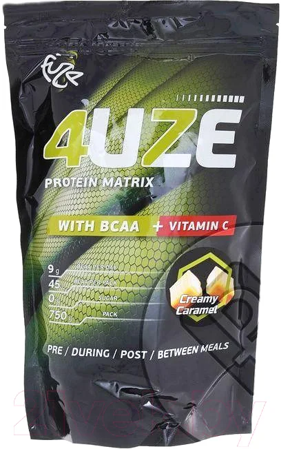 Протеин Fuze 47% + BCAA: Сливочная карамель (750г)