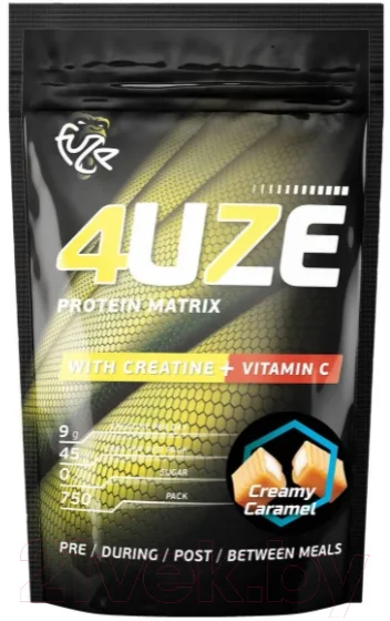 Протеин Fuze 47% + Creatine: Сливочная карамель (750г)