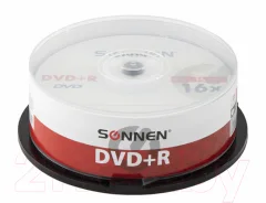 Набор дисков DVD-R Sonnen 4.7GB 16x (25шт) — фото 1