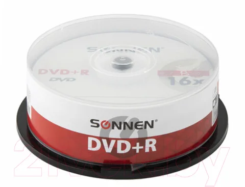 Набор дисков DVD-R Sonnen 4.7GB 16x (25шт)