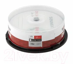 Набор дисков DVD-R Sonnen 4.7GB 16x (25шт) — фото 2