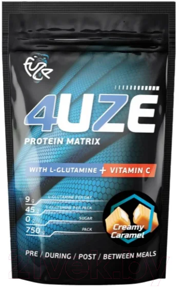 Протеин Fuze 47% +Glutamine: Сливочная карамель (750г)