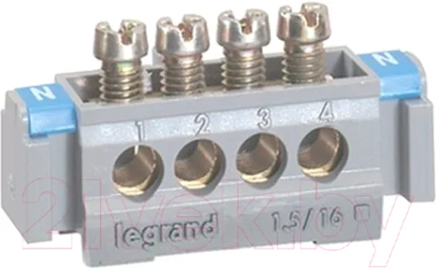 Шина нулевая Legrand 4820 (без крышки)