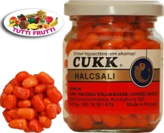 Насадка рыболовная CUKK Кукуруза крупная тутти-фрутти / 4885 (220мл, оранжевый) — фото 3