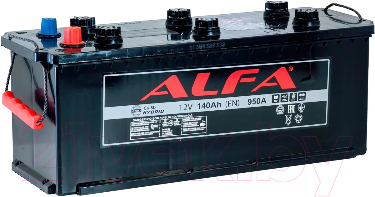 Автомобильный аккумулятор ALFA battery Рус 4 (140 А/ч)