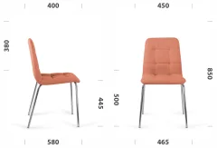 Стул UTFC Чико 4L (хром Moderno 11 мокко) — фото 6