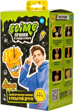 Набор для создания слайма Slime Лаборатория Пранк Влад А4. Газировка апельсиновая / SS500-40194 — фото 5