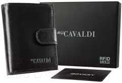 Портмоне Cedar 4U Cavaldi / 0720L-P-BS-RFID (черный) — фото 2