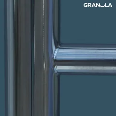 Полотенцесушитель электрический GRANULA Комби 8 перекладин 50x80 D32 (терморегулятор с таймером слева) — фото 2