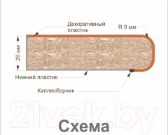 Шкаф-стол кухонный Кортекс-мебель Корнелия Лира НШ50р (венге/дуб бунратти) — фото 5