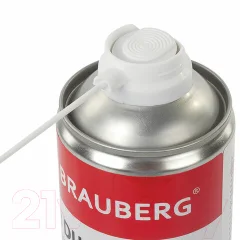Сжатый воздух для чистки техники Brauberg 513317 (1000мл) — фото 3