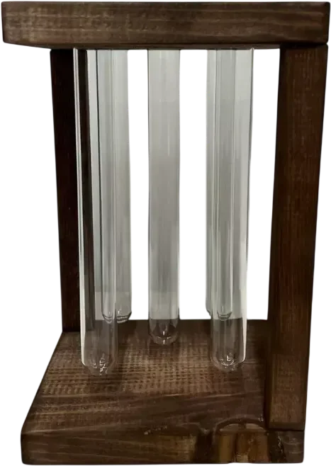 Ваза KraftHouse С 5 колбами / 2038587932948 (ореховый)