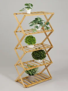 Стойка для цветов GREENGO 5 полок 50x25x89см напольный открытый — фото 8