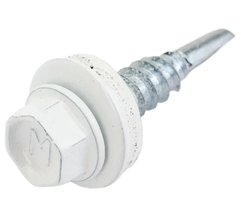 Саморез Daxmer Кровельный 5.5x25 (250шт, 9003 ярко-белый)