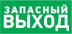 Информационная табличка Rexant Указатель запасного выхода / 56-0020-2 — фото 1
