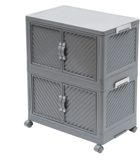 Комод пластиковый Runis 56х34х67см / 16-24 (графит)