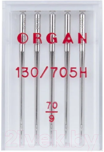 Набор игл для бытовой швейной машины Organ 5/70 (универсальные)
