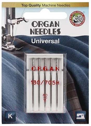 Набор игл для бытовой швейной машины Organ 5/80 (универсальные)