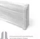 Заглушка для плинтуса LinePlast ПВХ 58мм L002-ЗЛ/4 (2шт, орех грецкий, флоупак) — фото 4