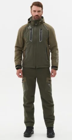 Костюм для охоты и рыбалки Huntsman Матрица -5°С Хаки Исландия (р.44-46/182-188) — фото 8