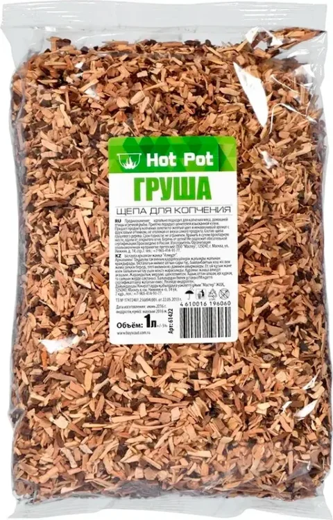 Щепа для копчения Hot Pot Груша 61664 (1л)