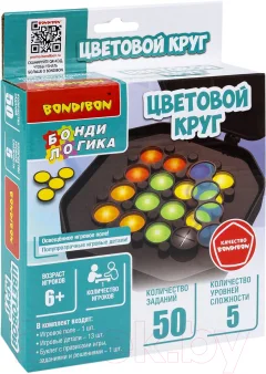 Игра-головоломка Bondibon БондиЛогика Цветовой круг / ВВ6280 — фото 1