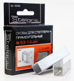 Скобы Stelgrit 655005.21.2 (7x1000шт) — фото 2