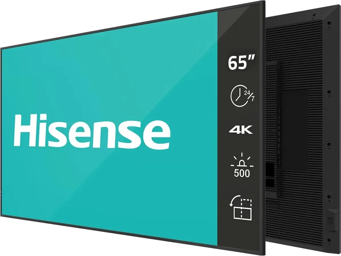 Информационная панель Hisense 65DM66D (черный)