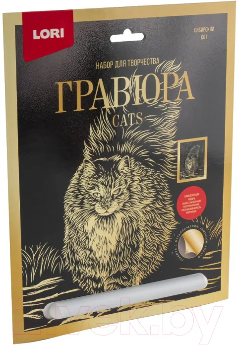 Гравюра Lori Кошки. Сибирский кот / Гр-672