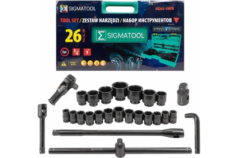 Универсальный набор инструментов Sigmatool 68262-5MPB (59728)