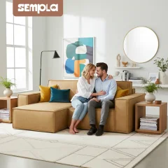 Диван угловой SEMPLA Тулон 6 (аликанте горчица) — фото 5