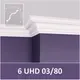 Молдинг SOLID 6 UHD 03/80 из экструдированного пенополистирола (2.4м, белый) — фото 7