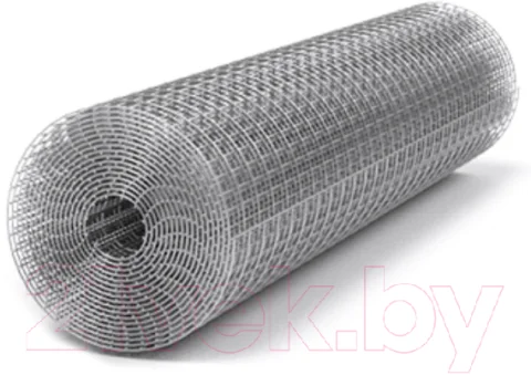 Сетка сварная Kronex 6x6x0.6мм / STK-0302 (рулон 1x15м, оцинкованная)