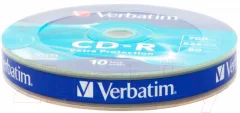 Набор дисков CD-R Verbatim 700мб Extra Protection / 43725 (10шт) — фото 2