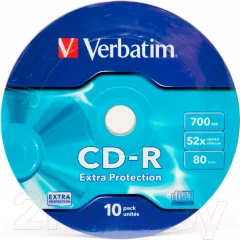 Набор дисков CD-R Verbatim 700мб Extra Protection / 43725 (10шт) — фото 7